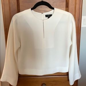 J.Crew 365 Shell, White Sz 0